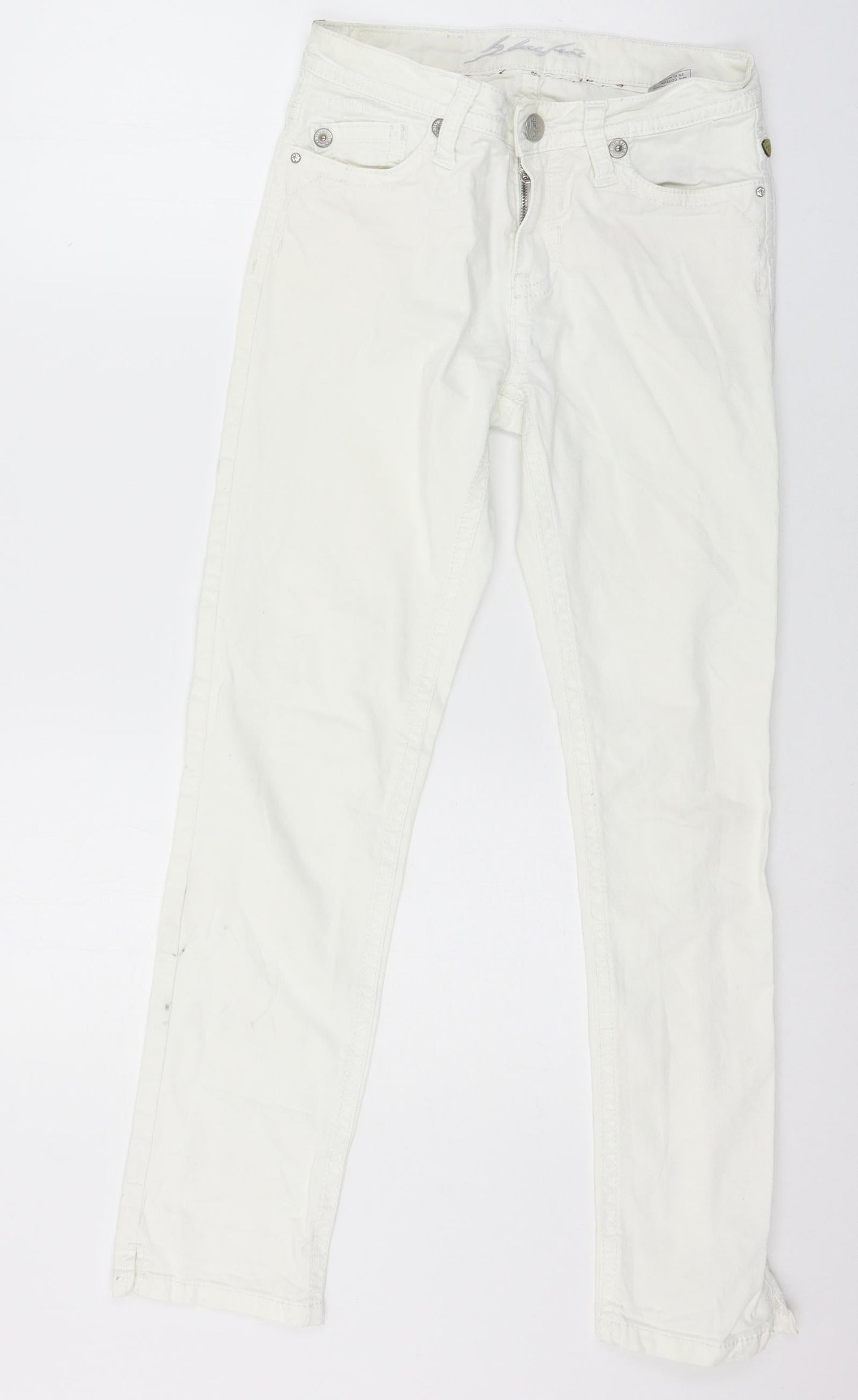 Blue Free Womens White  Denim Skinny Jeans Size 27 in L29 in