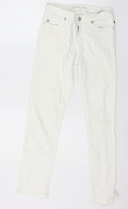 Blue Free Womens White  Denim Skinny Jeans Size 27 in L29 in