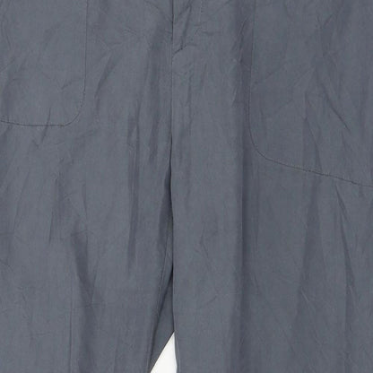 Womens UK Size 14 Kiabi Regular Fit  Blue Trousers