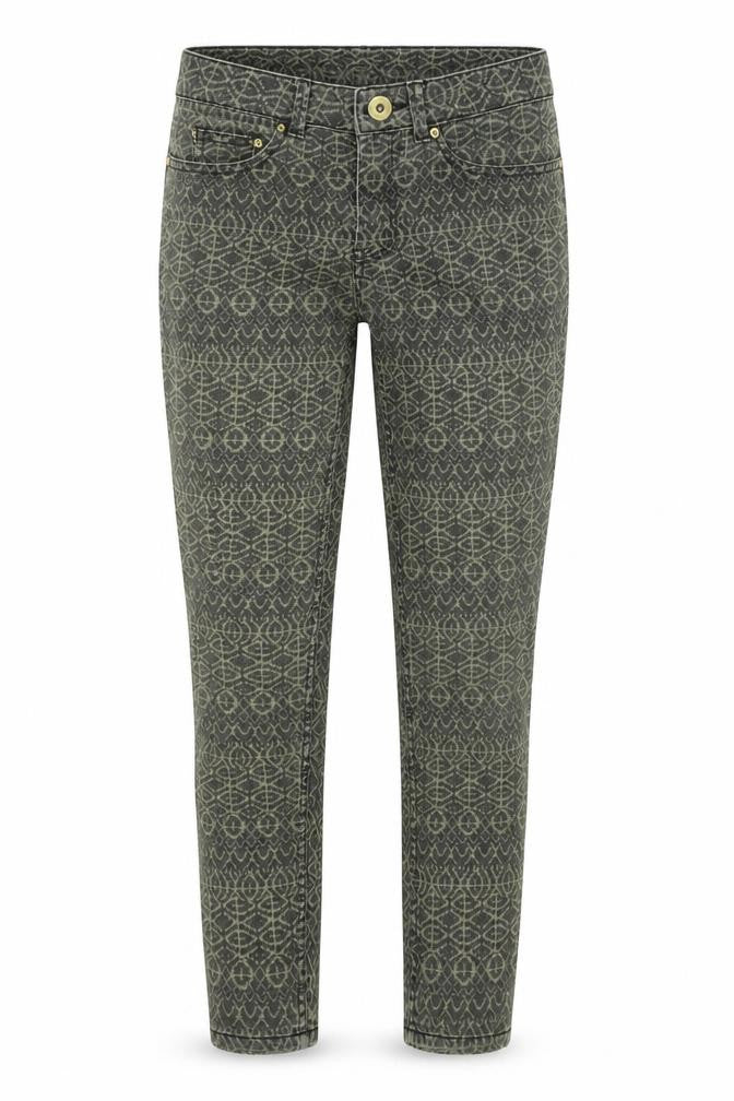 Womens UK Size 4 H&M Regular Fit Skinny Green Jeans