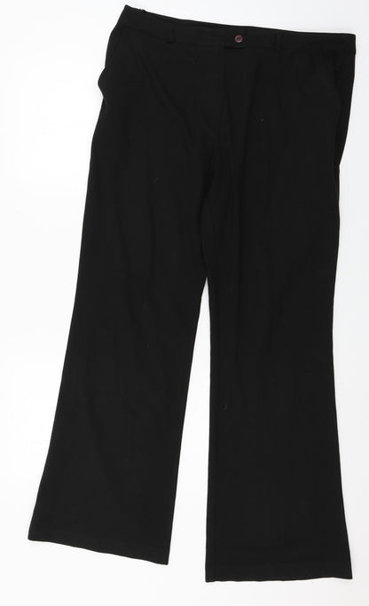 Tyler Womens Black   Trousers  Size 16 L29 in