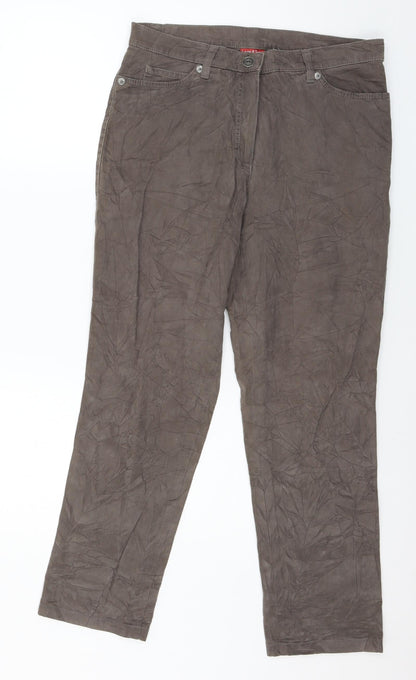 LAURA DI SARPI Womens Grey   Trousers  Size 32 in L28 in