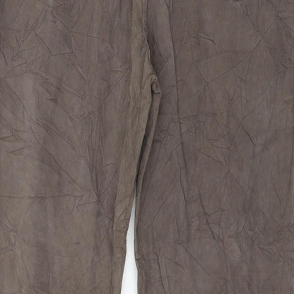 LAURA DI SARPI Womens Grey   Trousers  Size 32 in L28 in