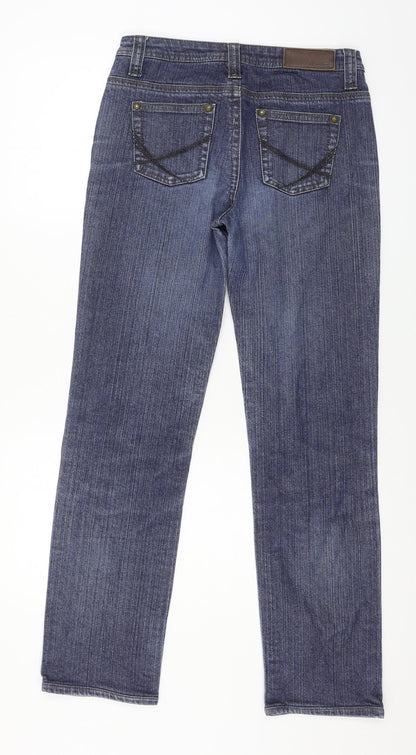 Womens UK Size 30 in Street One Regular Fit Straight Blue Jeans