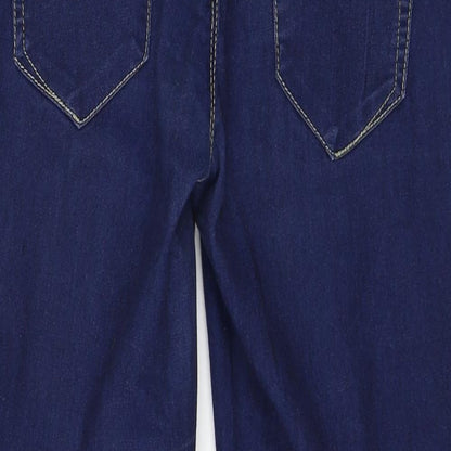 Denim & Co. Womens Blue  Denim Skinny Jeans Size 8 L27 in