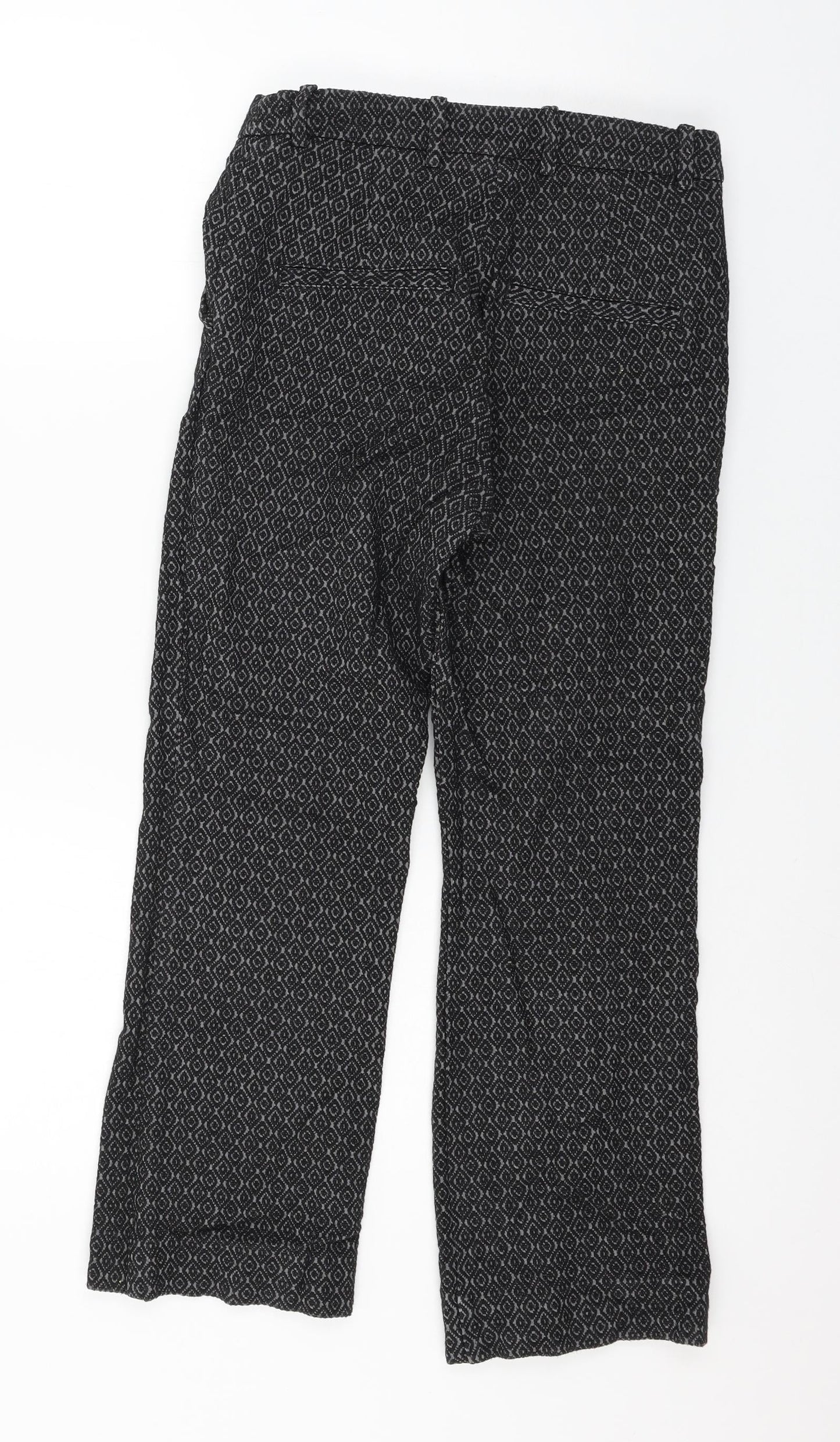 Womens UK Size 28 in H&M Regular Fit  Black Trousers