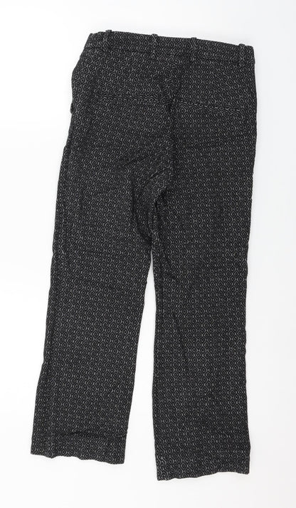 Womens UK Size 28 in H&M Regular Fit  Black Trousers
