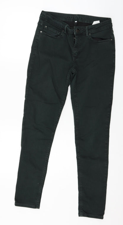 Hallhuber Womens Green  Denim Skinny Jeans Size 10 L28 in