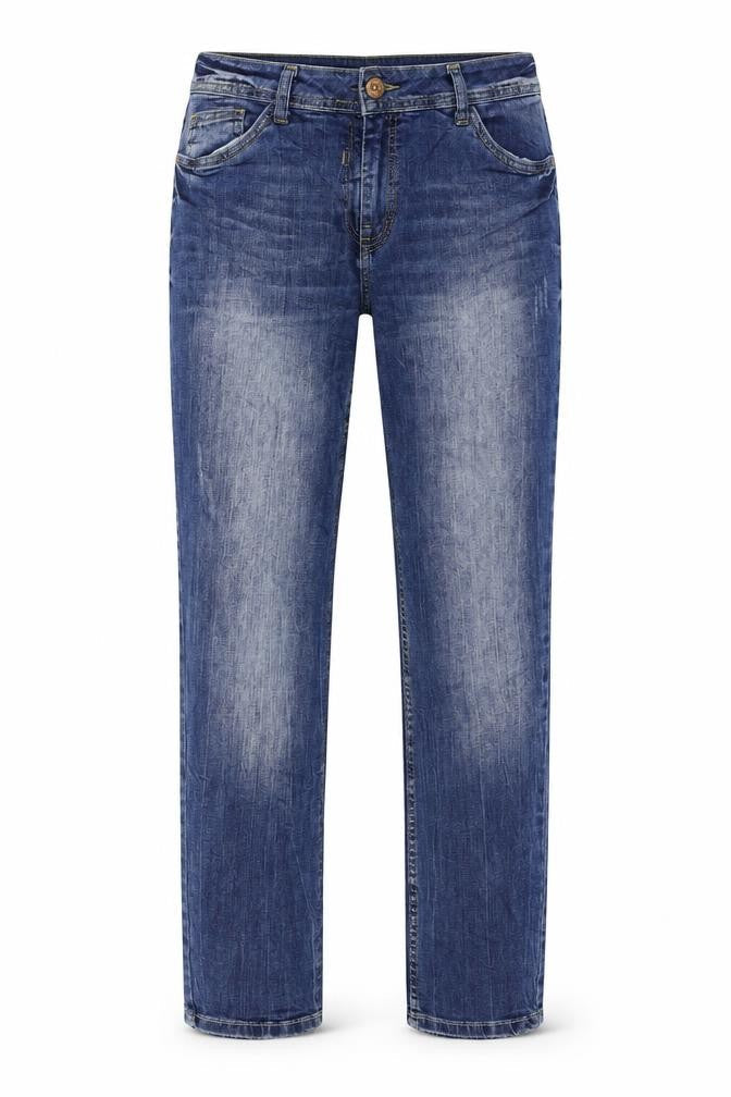 Mens UK Size 30 in Cecil Regular Fit Straight Blue Jeans