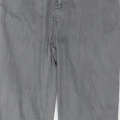 Blue Monkey Womens Grey Striped Denim Skinny Jeans Size 29 in L26 in