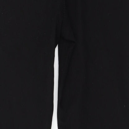 Denim & Co. Womens Black  Denim Skinny Jeans Size 10 L25 in