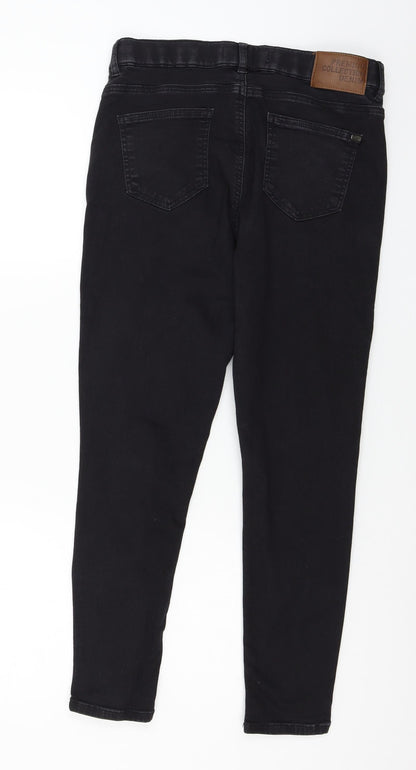 Womens UK Size 30 in Preworn Regular Fit Skinny Black Jeans