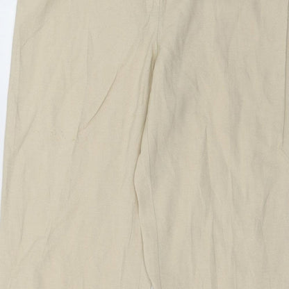 Lana Womens Beige   Trousers  Size 12 L30 in