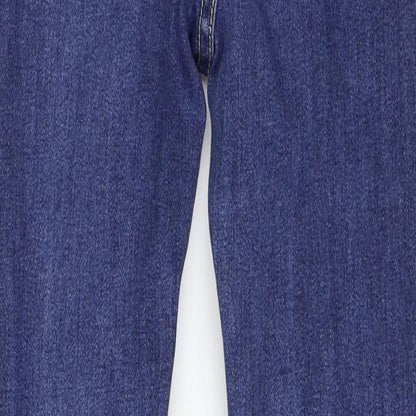 PRETTYLITTLETHING Womens Blue  Denim Skinny Jeans Size 6 L27 in