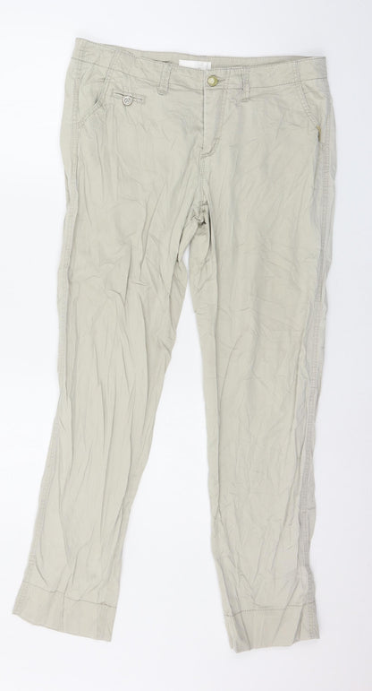 MAC Womens Grey   Trousers  Size 34 in L29 in