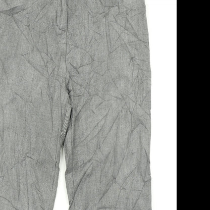 Per Una Womens Grey   Dress Pants Trousers Size 18 L26 in