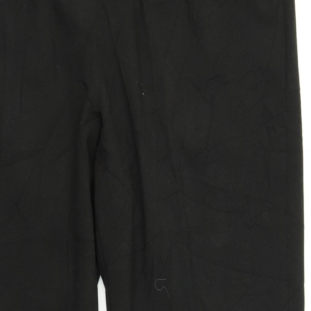 Womens UK Size 18 Klass Regular Fit Dress Pants Black Trousers