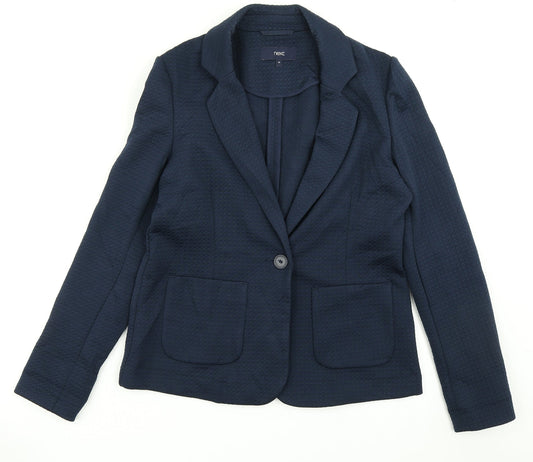 NEXT Womens Blue   Jacket Blazer Size 10