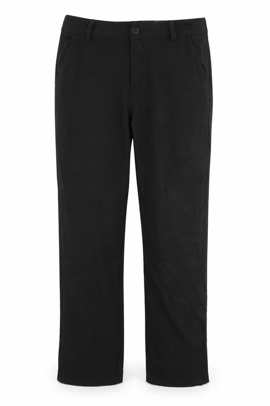 Womens UK Size 12 Boohoo Regular Fit Dress Pants Black Trousers