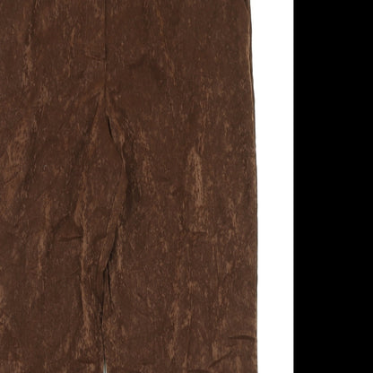 Miss Sukkmani Womens Brown   Trousers  Size 36 in L28 in