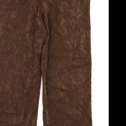 Miss Sukkmani Womens Brown   Trousers  Size 36 in L28 in
