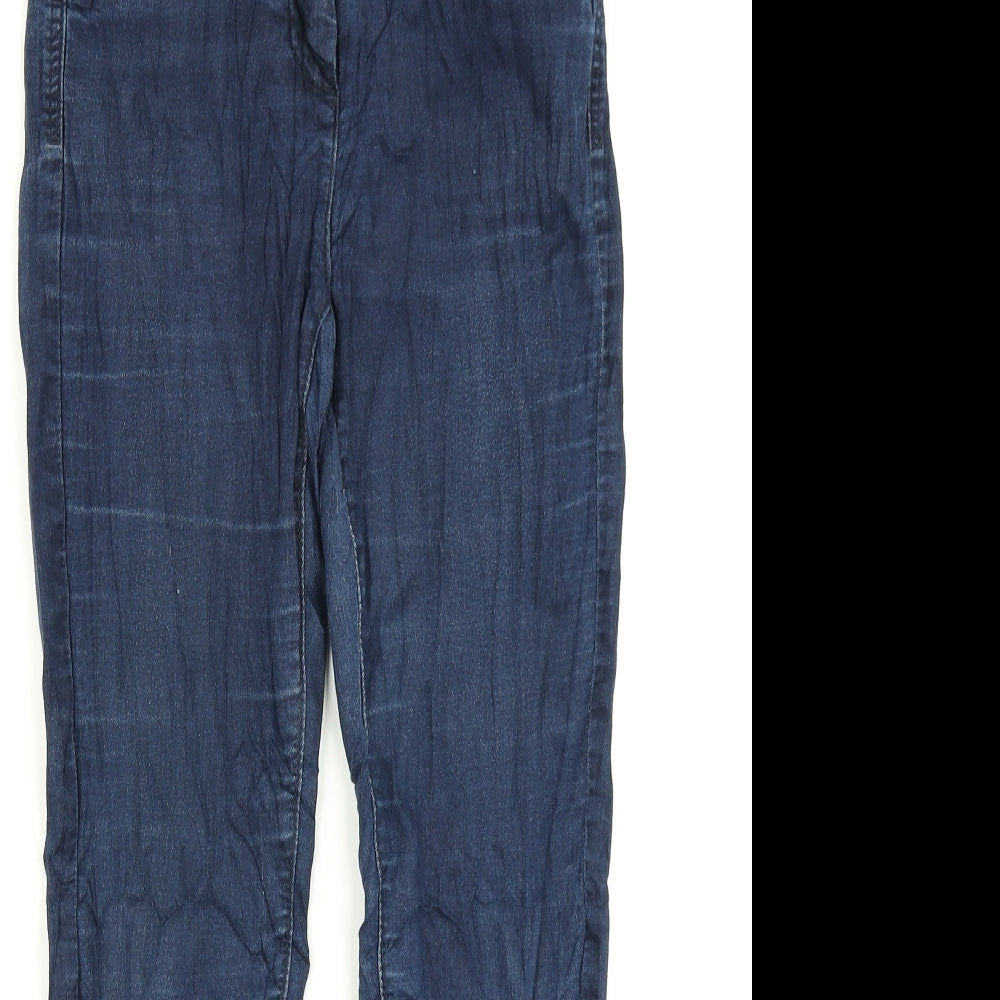 M&S Womens Blue  Denim Jegging Jeans Size 6 L26 in