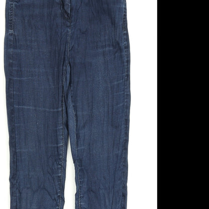 M&S Womens Blue  Denim Jegging Jeans Size 6 L26 in