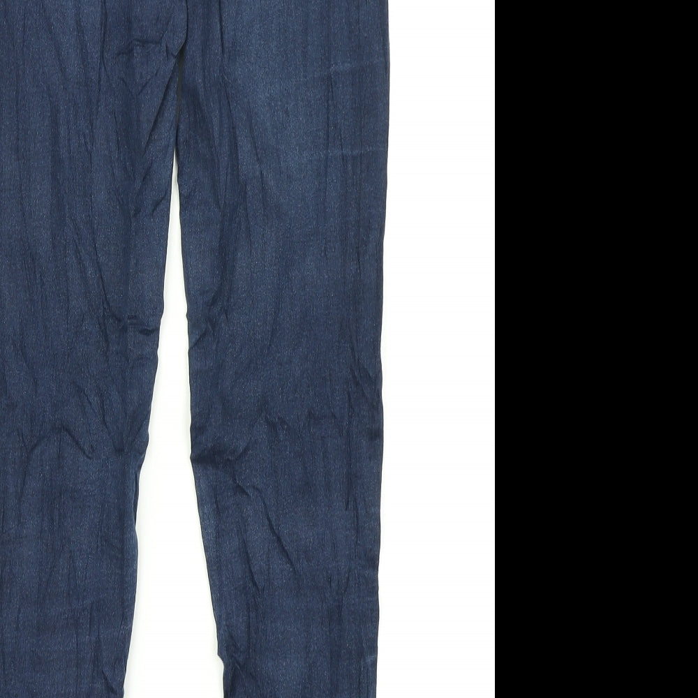 M&S Womens Blue  Denim Jegging Jeans Size 6 L26 in