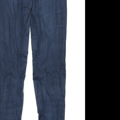 M&S Womens Blue  Denim Jegging Jeans Size 6 L26 in