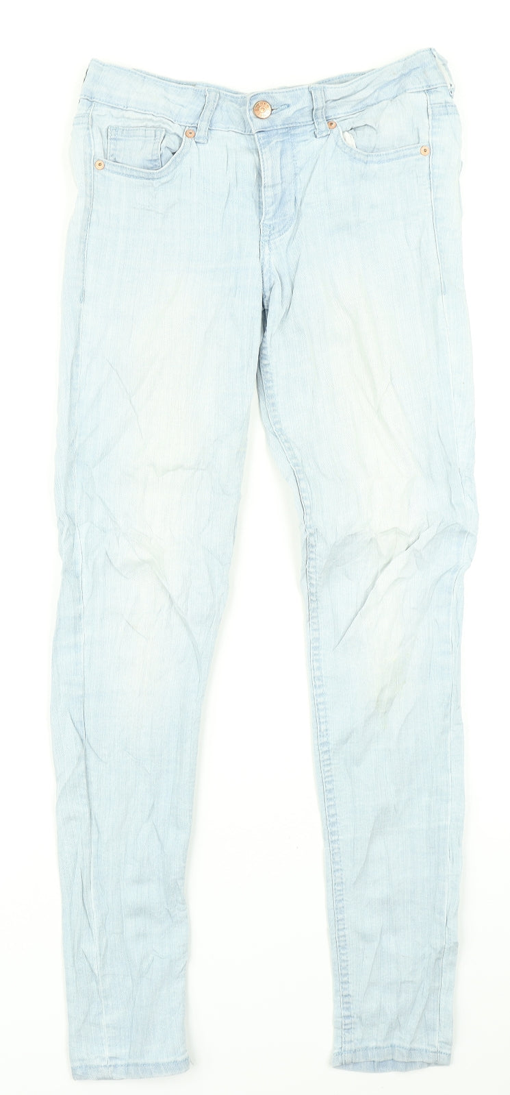 Red Concept Womens Blue  Denim Skinny Jeans Size 28 in L27 in