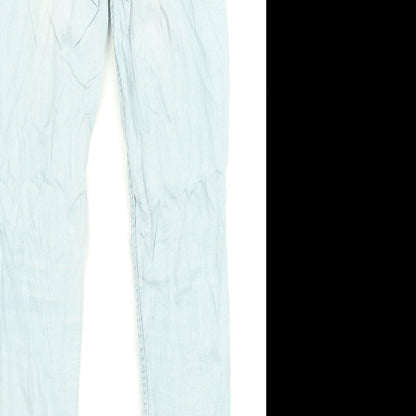 Red Concept Womens Blue  Denim Skinny Jeans Size 28 in L27 in