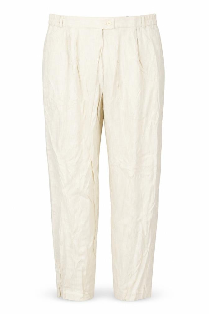 Womens UK Size 14 Marks & Spencer Regular Fit Dress Pants Beige Trousers