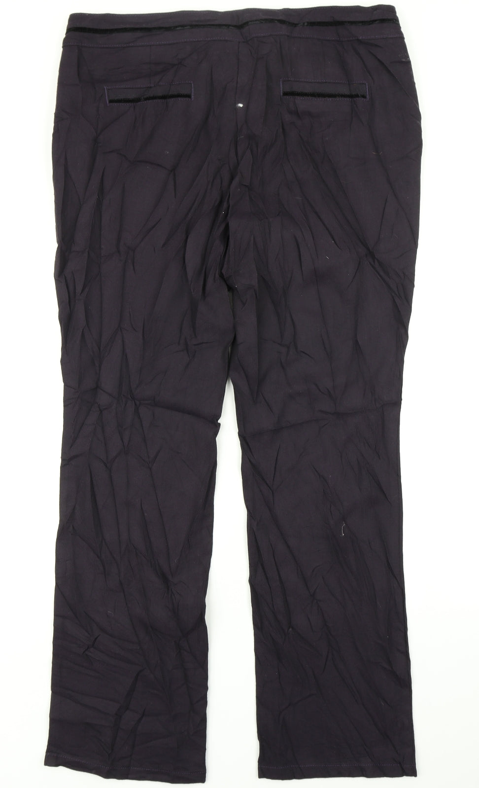 Womens UK Size 36 in Per Una Regular Fit Dress Pants Purple Trousers