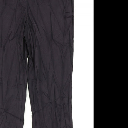 Womens UK Size 36 in Per Una Regular Fit Dress Pants Purple Trousers