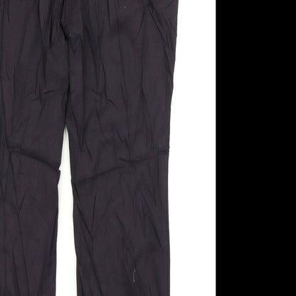 Womens UK Size 36 in Per Una Regular Fit Dress Pants Purple Trousers