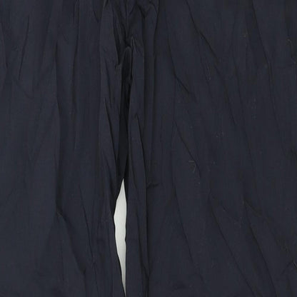 Womens UK Size 12 Papaya Regular Fit Dress Pants Blue Trousers