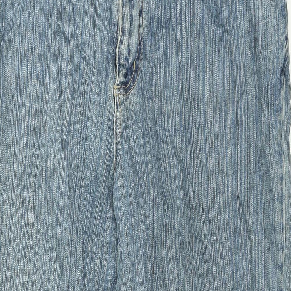 Plaza Womens Blue  Denim Capri Jeans Size XL L21 in