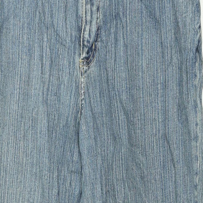Plaza Womens Blue  Denim Capri Jeans Size XL L21 in