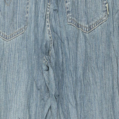 Plaza Womens Blue  Denim Capri Jeans Size XL L21 in