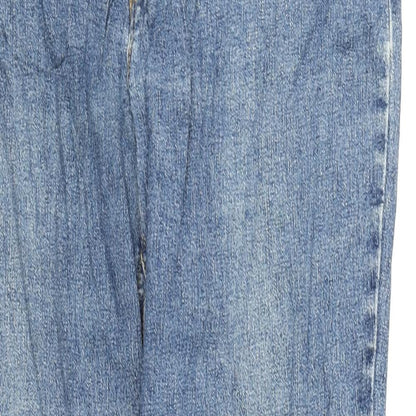 Mywear Womens Blue  Denim Straight Jeans Size 34 in L28 in