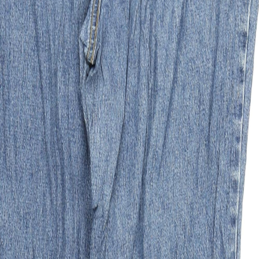 Mywear Womens Blue  Denim Straight Jeans Size 34 in L28 in