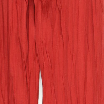 &Denim Womens Red  Denim Skinny Jeans Size 26 in L28 in
