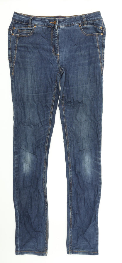 Itsdenim Womens Blue  Denim Skinny Jeans Size 12 L32 in