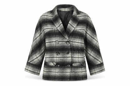 Womens UK Size 6 Signature Black Overcoat