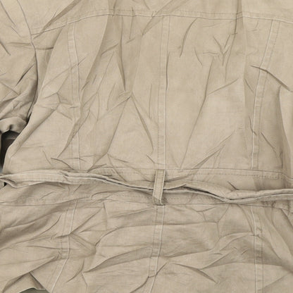 MArks & Spencer Womens Brown   Overcoat Coat Size 16