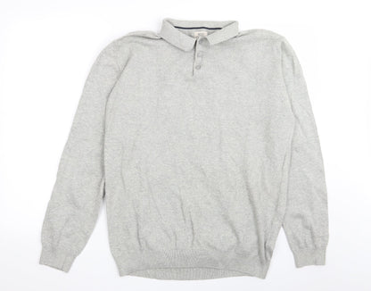 ACW 58 Mens Grey    Polo Size L