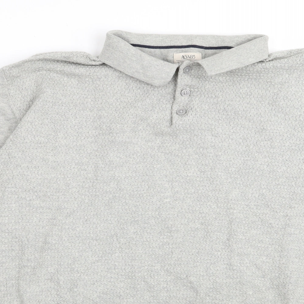 ACW 58 Mens Grey    Polo Size L