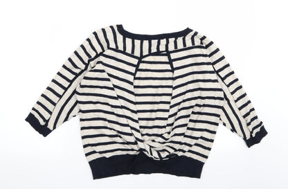 Womens UK Size 10 Warehouse Multicoloured Pullover Jumper