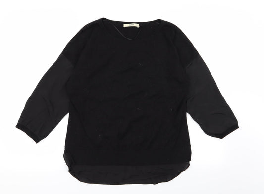 Oasis Womens Black   Pullover Jumper Size S
