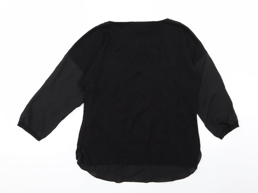 Oasis Womens Black   Pullover Jumper Size S
